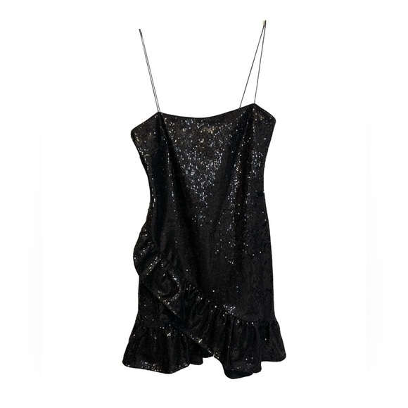 Likely Lilia Sequined Ruffle Cocktail Dress 6 - Picture 4 of 16